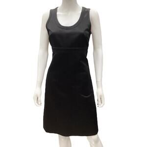 Tory Burch Dress Women’s Size 8 Cotton Silk Sleeveless Shift in Black